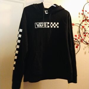 Women's or Teens VANS Black Hoodie with "Off The Wall" written Medium size